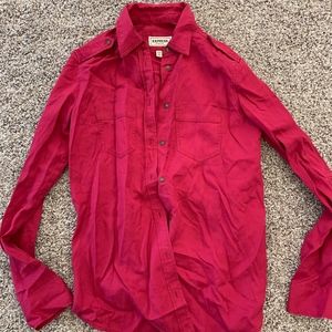 Express silky soft boyfriend shirt